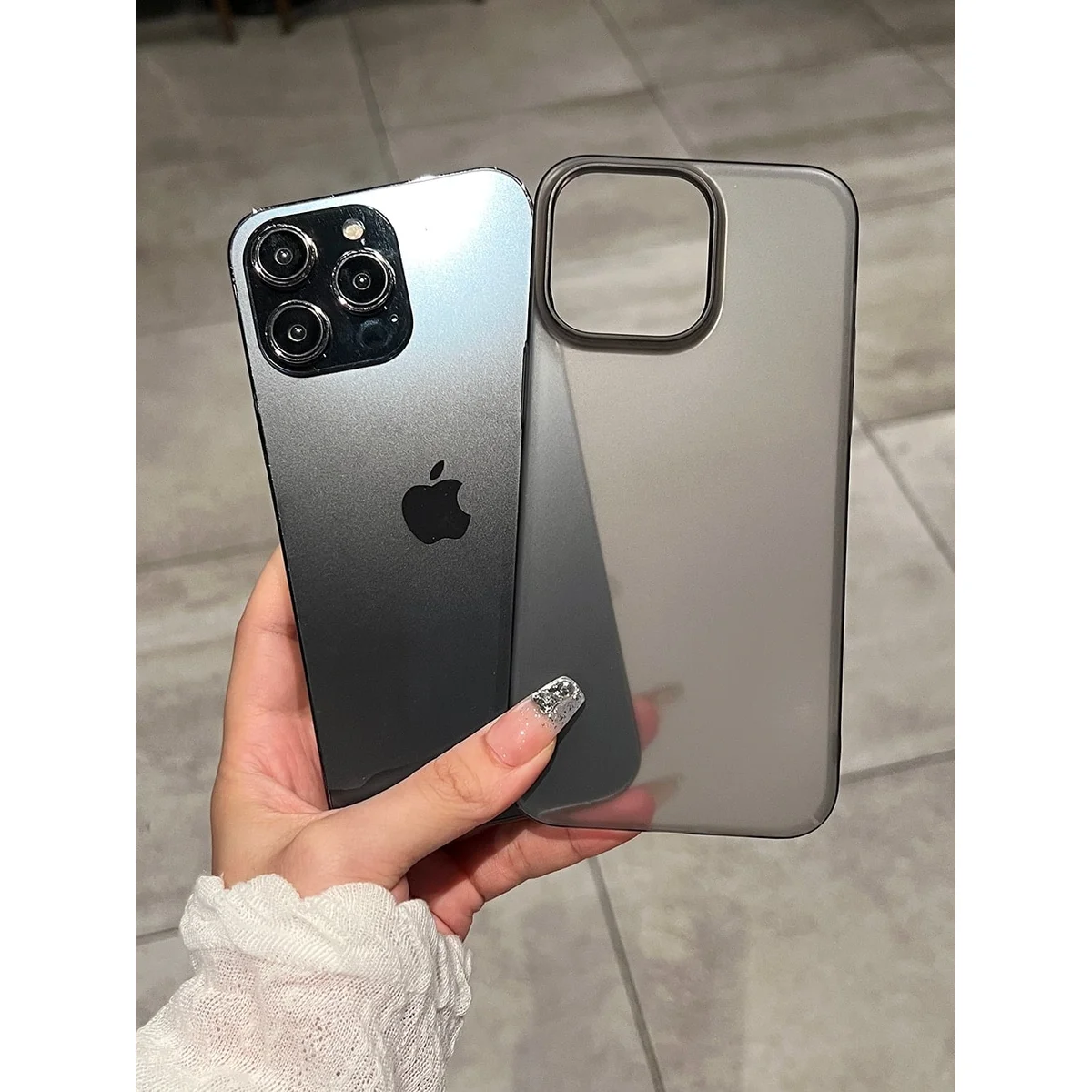 Пластиковий чохол "Ultra Thin Matte" для iPhone 13 Pro Чорний