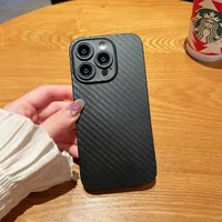 Пластиковый чехол "UltraThin Carbon" для Apple iPhone 11 Pro Черный