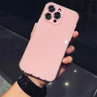 Силіконовий чохол "Bling color" для Apple iPhone 14 Pro Max Рожевий