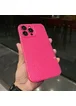 Силиконовый чехол "Bling color" для Apple iPhone 15 Pro Max Ярко-Розовый