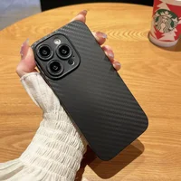 Пластиковый чехол "UltraThin Carbon" для Apple iPhone 11 Pro Черный