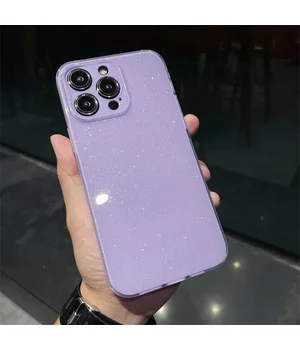Силиконовый чехол "Bling color" для Apple iPhone 14 Pro Max Фиолетовый