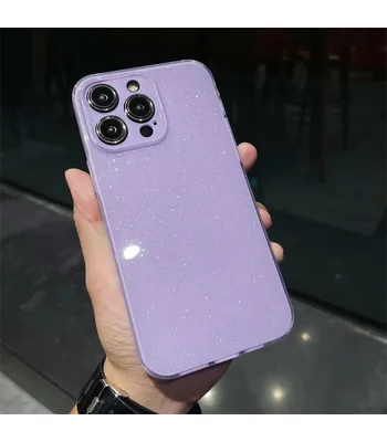 Силіконовий чохол "Bling color" для Apple iPhone 13 Pro Max Фіолетовий