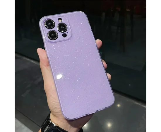 Силіконовий чохол "Bling color" для Apple iPhone 15 Pro Max Фіолетовий