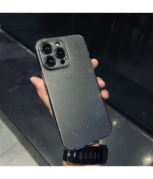 Силиконовый чехол "Bling color" для Apple iPhone 14 Pro Серый