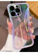 Силиконовый чехол "Laser Gradient" для iPhone 14 Pro Max Светлый