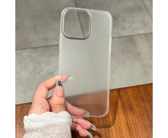 Пластиковый чехол "Ultra Thin Matte" для iPhone 15 Pro Max Белый