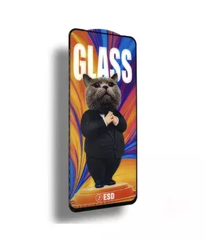 Защитное стекло "MR CAT" ESD для Apple iPhone 14 Pro Max Черный Защитное стекло "MR CAT" ESD для Apple iPhone 14 Pro Max Черный