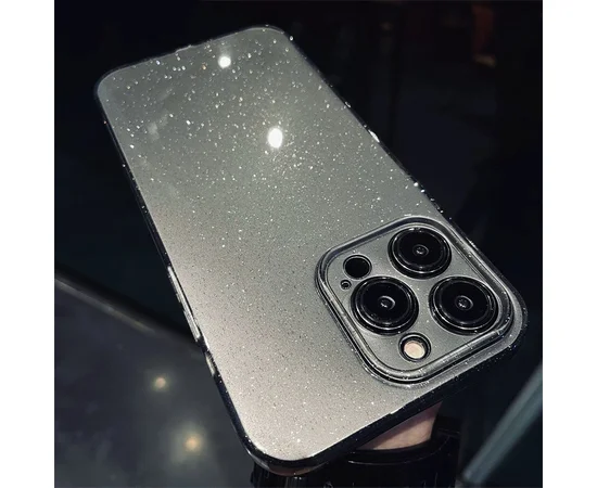 Силіконовий чохол "Bling color" для Apple iPhone 15 Pro Сірий