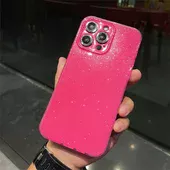 Силіконовий чохол "Bling color" для Apple iPhone 13 Pro Max Яскраво-рожевий
