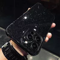 Силіконовий чохол "Bling color" для Apple iPhone 15 Pro Max Чорний