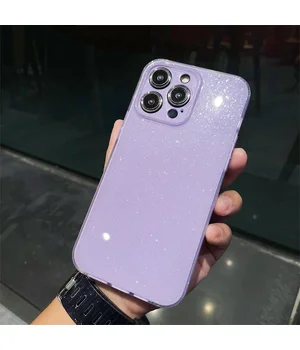Силиконовый чехол "Bling color" для Apple iPhone 15 Pro Фиолетовый