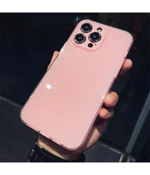 Силиконовый чехол "Bling color" для Apple iPhone 13 Pro Max Розовый