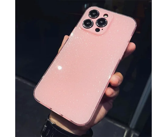 Силіконовий чохол "Bling color" для Apple iPhone 14 Pro Max Рожевий