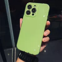 Силіконовий чохол "Bling color" для Apple iPhone 14 Pro Салатовий