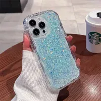 Силіконовий чохол "Bling Cute Wave" для Apple iPhone 14 Pro Max Синій