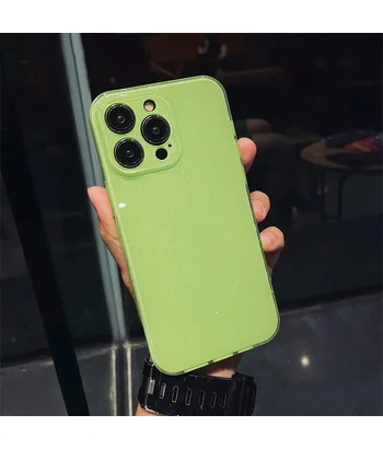 Силіконовий чохол "Bling color" для Apple iPhone 14 Pro Max Салатовий Силіконовий чохол "Bling color" для Apple iPhone 14 Pro Max Салатовий