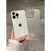 Пластиковый чехол "Ultra Thin Matte" для iPhone 13 Pro Max Белый