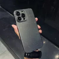 Силиконовый чехол "Bling color" для Apple iPhone 15 Pro Max Серый