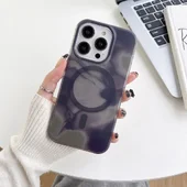 TPU+PC чехол "Watercolor Magnetic" with MagSafe для Apple iPhone 13 Pro Max Черный