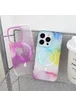 TPU+PC чохол "Watercolor Magnetic" with MagSafe для Apple iPhone 12 Pro Max Синій