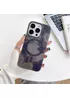 TPU+PC чохол "Watercolor Magnetic" with MagSafe для Apple iPhone 12 Pro Max Чорний