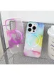TPU+PC чохол "Watercolor Magnetic" with MagSafe для Apple iPhone 12 Pro Max Фіолетовий