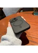 Силиконовый чехол "Frosted Matte" with MagSafe для Apple iPhone 15 Pro Max Черный