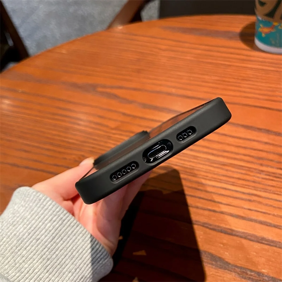 Силіконовий чохол "Frosted Matte" with MagSafe для Apple iPhone 14 Pro Max Чорний