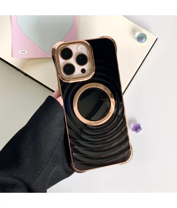 Силіконовий чохол "Luxury Shine" with MagSafe для iPhone 15 Pro Чорний Силіконовий чохол "Luxury Shine" with MagSafe для iPhone 15 Pro Чорний