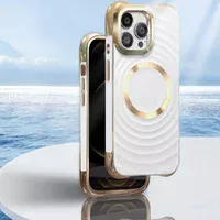 Силіконовий чохол "Luxury Shine" with MagSafe для iPhone 15 Pro Max Білий