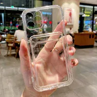 Силиконовый чехол "Card Case" для iPhone 11 Pro Max Прозрачный