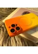 Силіконовий чохол "Luxury Gradient" with MagSafe для Apple iPhone 12 Pro Max Оранжево-жовтий