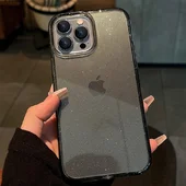 Силиконовый чехол "Bling Diamond" с блестками для iPhone 11 Черный