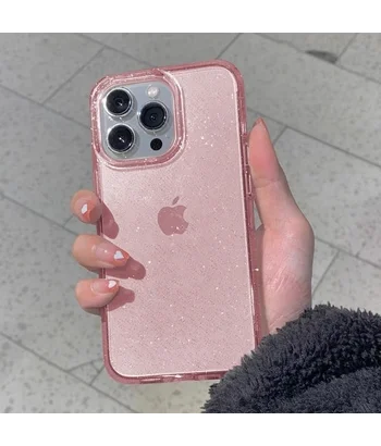 Силіконовий чохол "Bling Diamond" з блискітками для iPhone 14 Pro Max Рожевий Силіконовий чохол "Bling Diamond" з блискітками для iPhone 14 Pro Max Рожевий