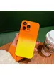 Силиконовый чехол "Luxury Gradient" with MagSafe для Apple iPhone 15 Pro Оранжево-желтый