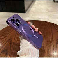 Силіконовий чохол "Luxury Matte" with MagSafe для Apple iPhone 13 Pro Max Фіолетовий