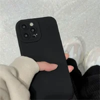 Силиконовый чехол "Matte Silicone" Apple iPhone 14 Pro Max Черный