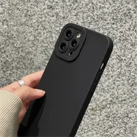 Силиконовый чехол "Matte Silicone" Apple iPhone 14 Pro Max Черный