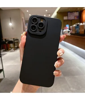 Силіконовий чохол "Matte Silicone" Apple iPhone 14 Pro Max Чорний