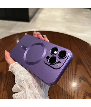 Силіконовий чохол "Luxury Matte" with MagSafe для Apple iPhone 12 Pro Фіолетовий Силіконовий чохол "Luxury Matte" with MagSafe для Apple iPhone 12 Pro Фіолетовий