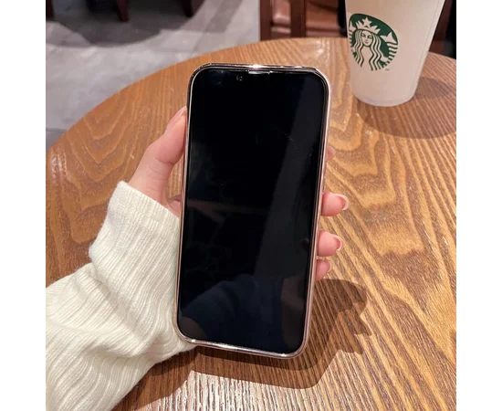 Силіконовий чохол "Космонавт" з підставкою для Apple iPhone 15 Pro Max Фіолетовий