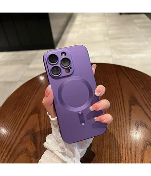 Силиконовый чехол "Luxury Matte" with MagSafe для Apple iPhone 11 Pro Max Фиолетовый Силиконовый чехол "Luxury Matte" with MagSafe для Apple iPhone 11 Pro Max Фиолетовый