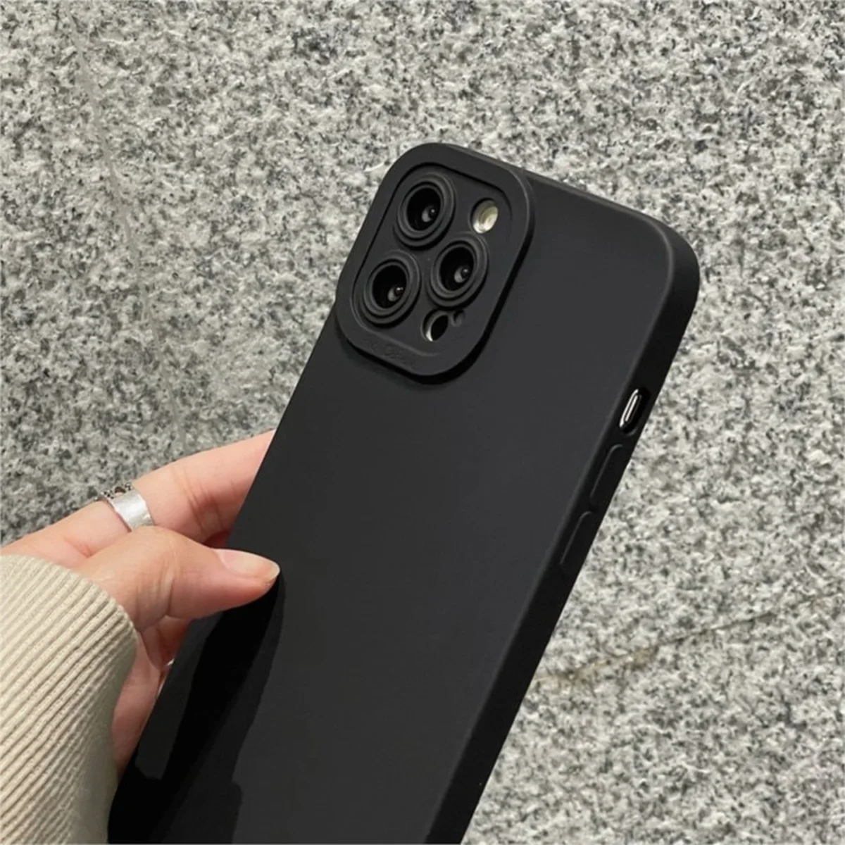 Силіконовий чохол "Matte Silicone" Apple iPhone 14 Pro Max Чорний