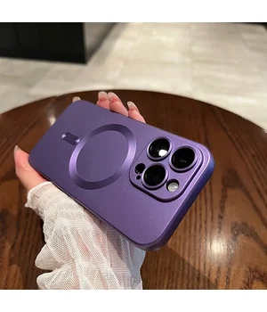 Силиконовый чехол "Luxury Matte" with MagSafe для Apple iPhone 11 Pro Max Фиолетовый Силиконовый чехол "Luxury Matte" with MagSafe для Apple iPhone 11 Pro Max Фиолетовый