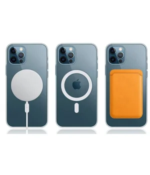 Силіконовий чохол "JASTER" with MagSafe для iPhone 15 Pro Max Прозорий