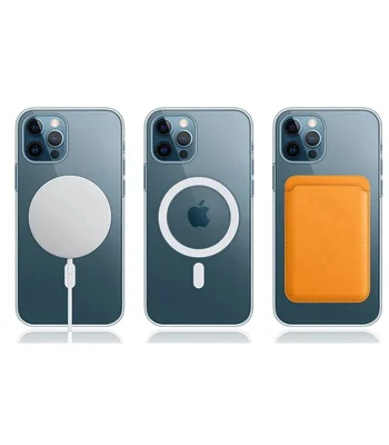 Силіконовий чохол "JASTER" with MagSafe для iPhone 11 Pro Прозорий