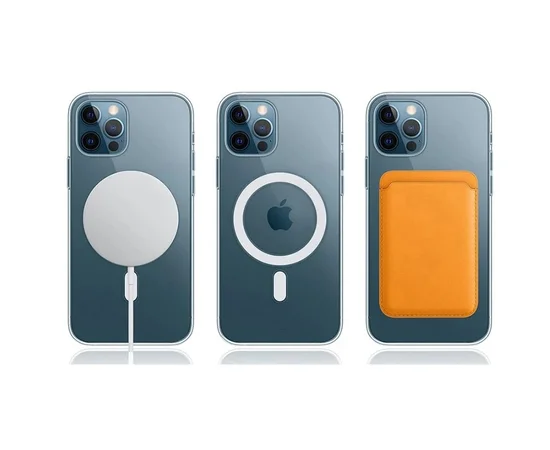 Силіконовий чохол "JASTER" with MagSafe для iPhone 11 Pro Max Прозорий