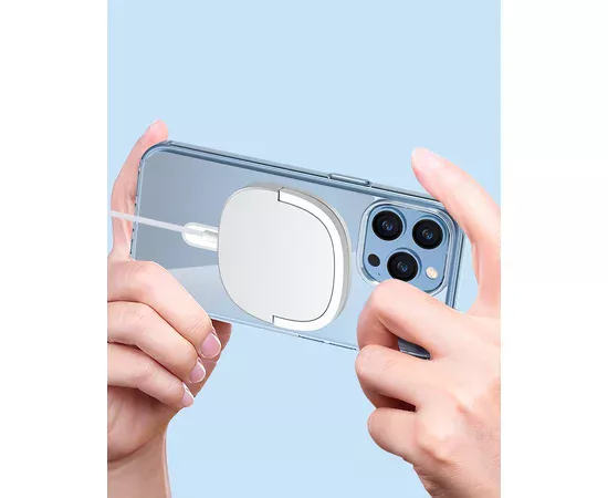 Силіконовий чохол "JASTER" with MagSafe для iPhone 11 Pro Max Прозорий