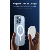 Силиконовый чехол "JASTER" with MagSafe для iPhone 11 Pro Max Прозрачный